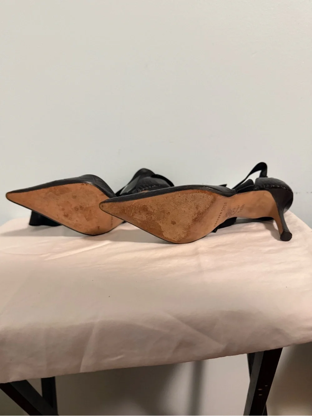 Kenneth Cole Black Pointed Lace-Up Women’s Pumps! - Picture 10 of 11